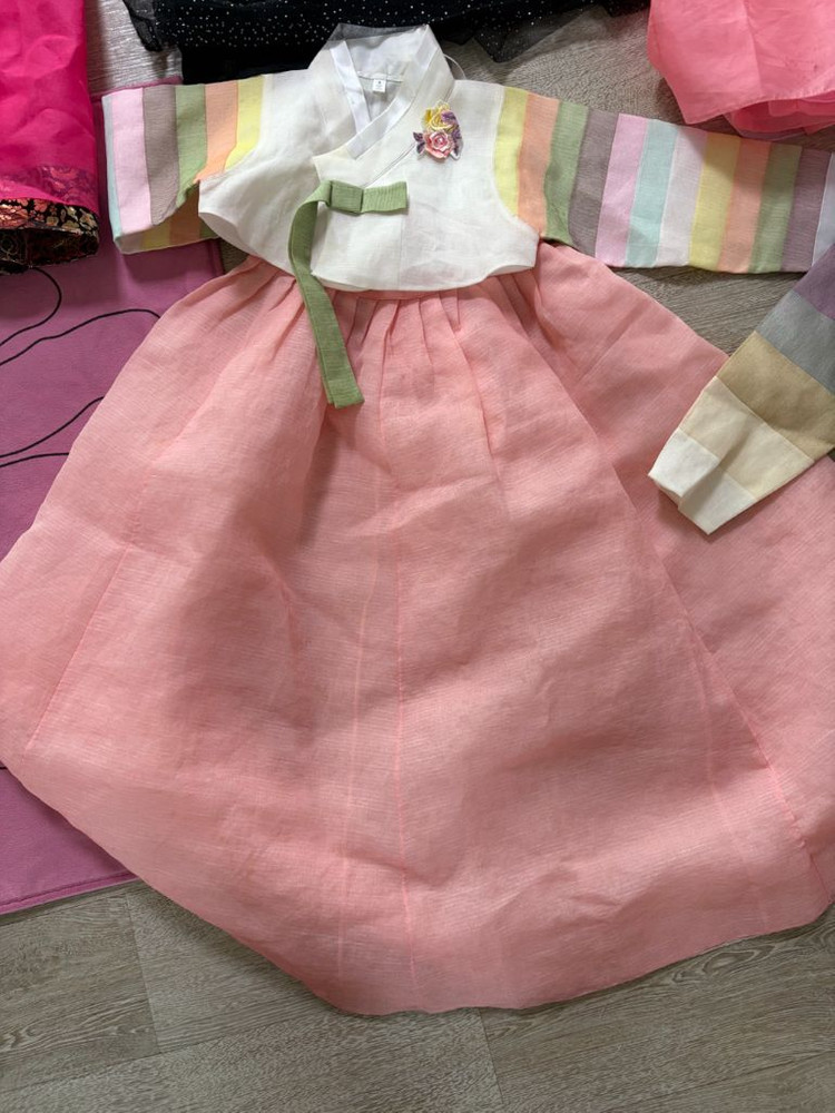 여아 한복 세트 (4,5,6,7호 모두 다) 이미지