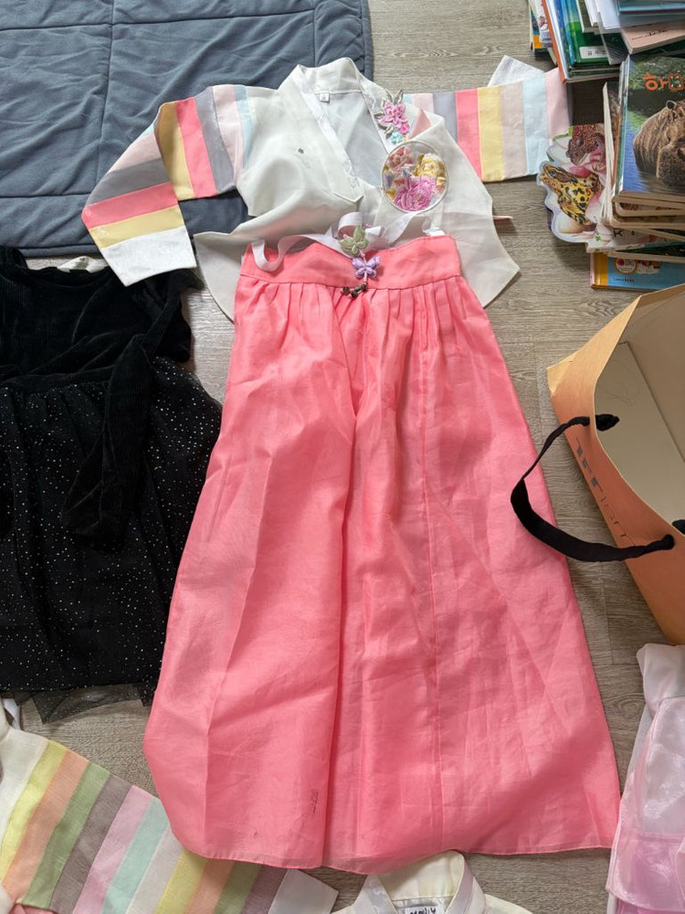 여아 한복 세트 (4,5,6,7호 모두 다) 이미지