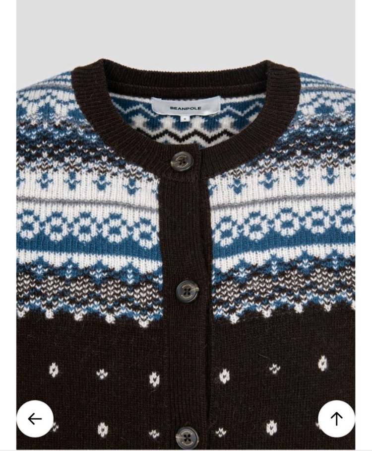 빈폴레이디스 니트 가디건 엠 이미지