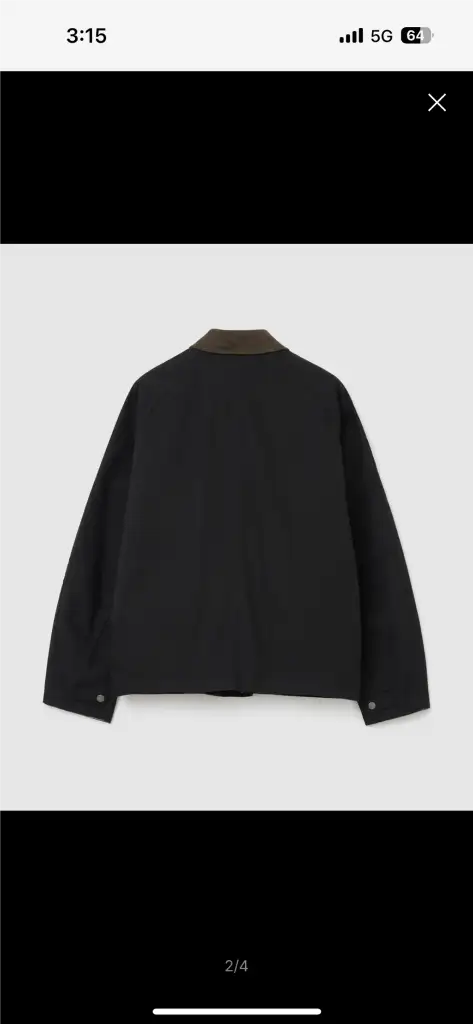 유니폼브릿지 숏헌팅 자켓 블랙 M,XL 이미지