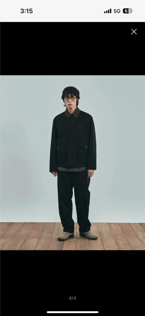 유니폼브릿지 숏헌팅 자켓 블랙 M,XL 이미지
