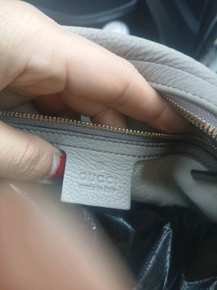 구찌 정품 GG 로고 호보백 큰사이즈 거의새것 이미지