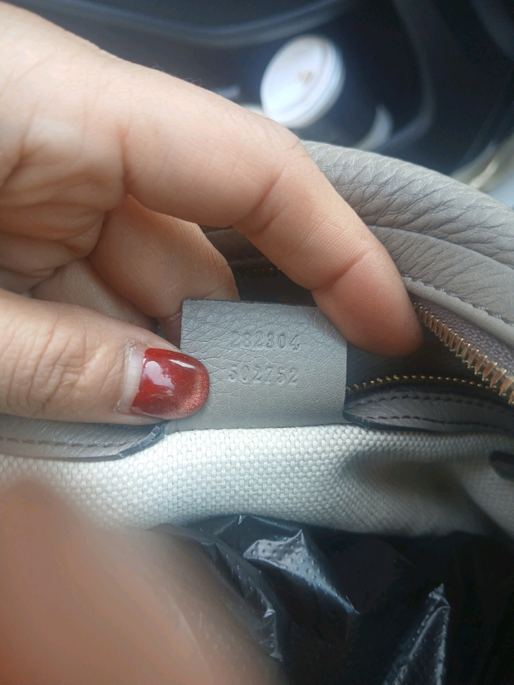 구찌 정품 GG 로고 호보백 큰사이즈 거의새것 이미지