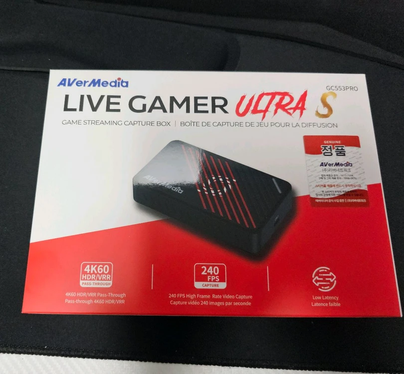 에버미디어 GC553PRO 캡쳐보드 미개봉 새제품 팝니다 - 안심되는 중고거래