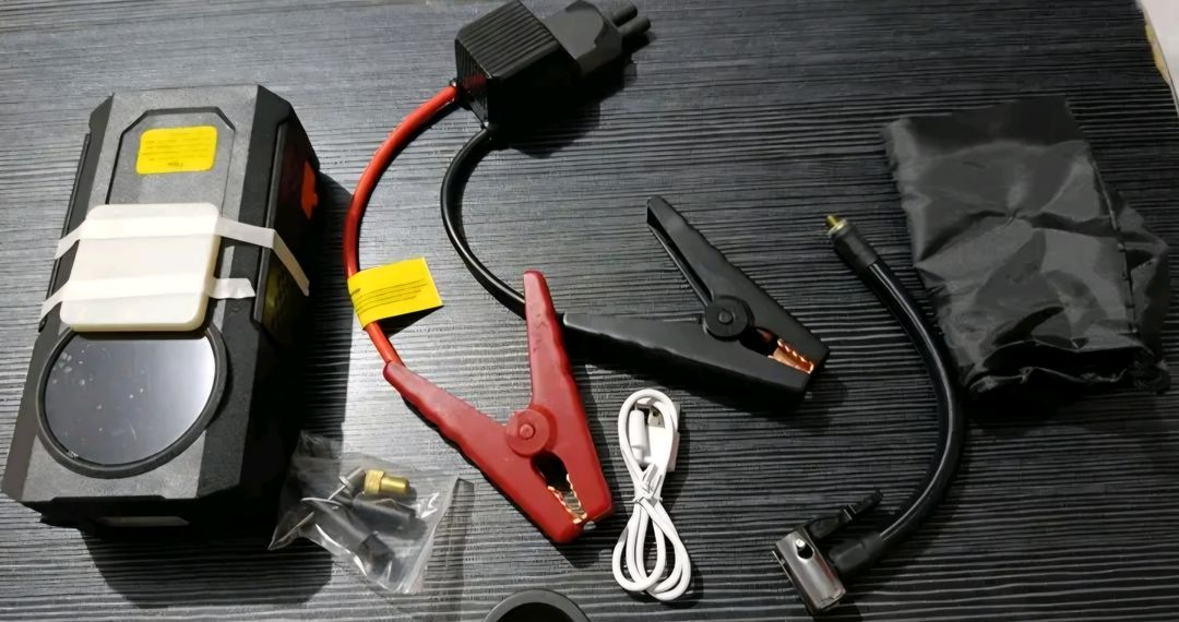 새상품) 점프 스타터+에어펌프 21800mAh 자동차 점프 케이블 이미지