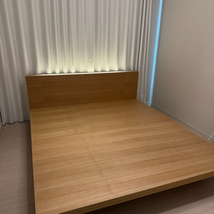 SLQK(한국갤러리) 카이 원목 침대 프레임 LK 사이즈 이미지