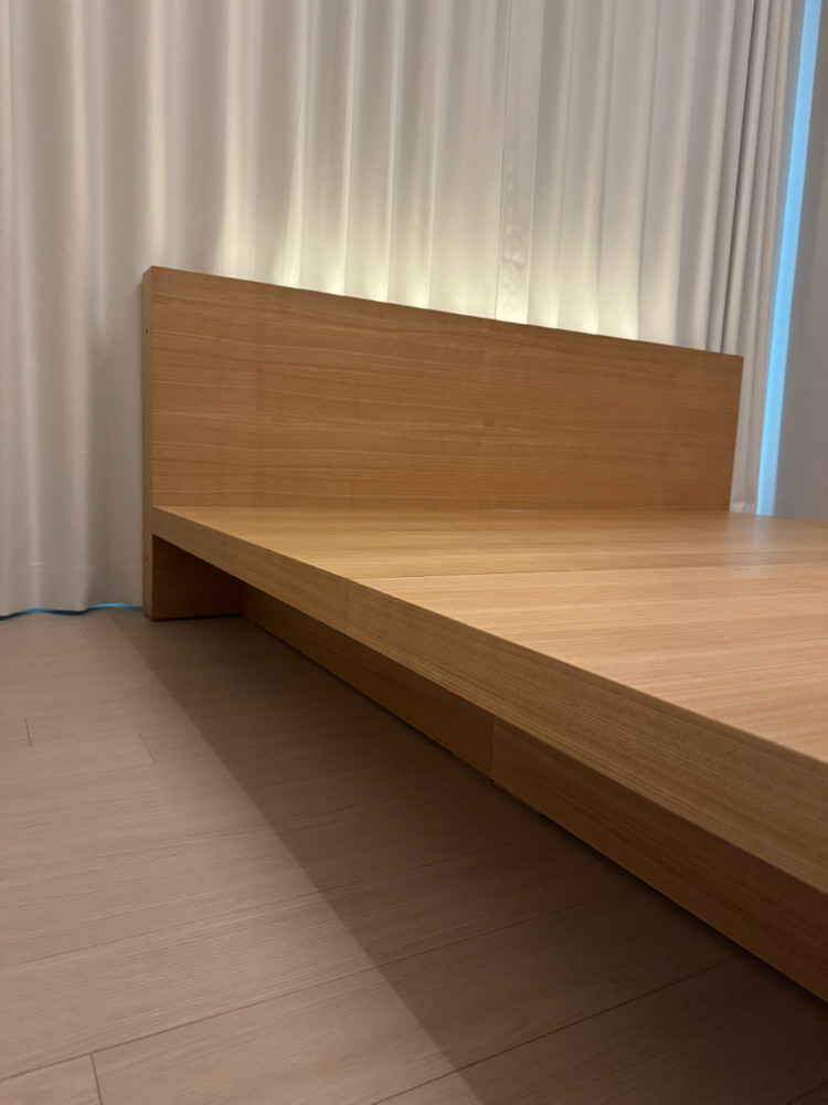 SLQK(한국갤러리) 카이 원목 침대 프레임 LK 사이즈 이미지