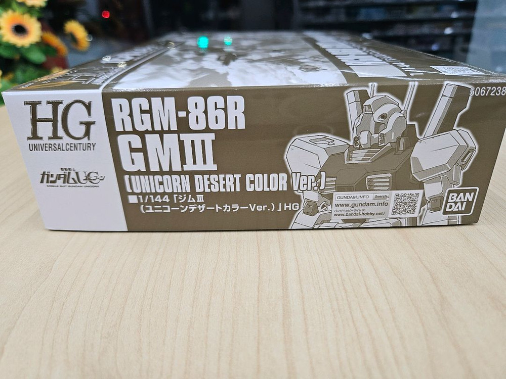 HG 짐3 III 유니콘 데저트 컬러 반다이 건담 이미지