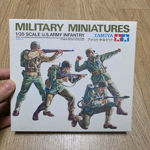 고전프라 타미야 1/35 미군 보병 세트 구판 이미지