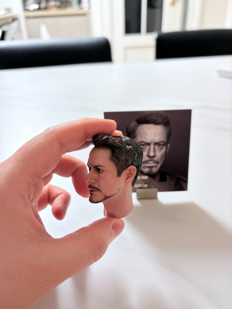 luo 토니스타크 1/6 도색헤드 판매합니다 (핫토이 호환 가능) 이미지