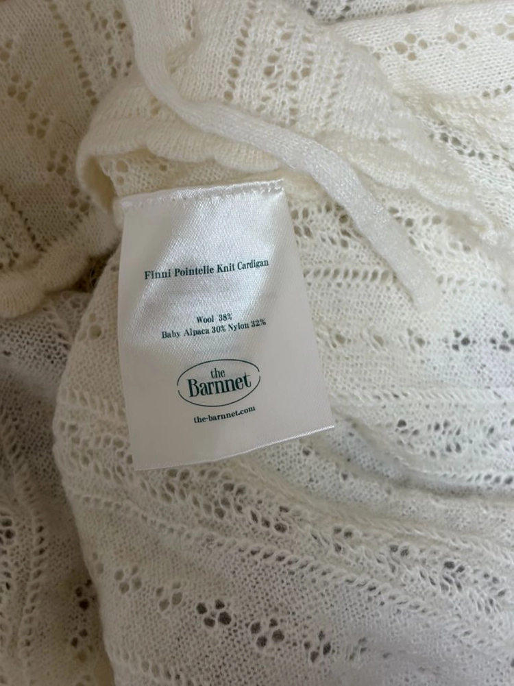 더바넷 피니 포인텔 니트 가디건 The Barnet Finni Pointelle Knit Cardigan 이미지