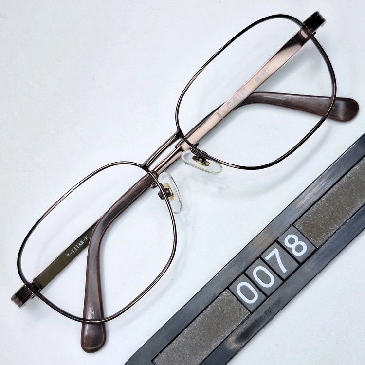 GALLET GA-947 웰링턴 메탈릭 브론즈 비즈니스 안경테/일본 수입 패션 아이웨어 빈티지 클래식 레트로 y2k 이미지