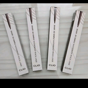 새상품)클리오펜슬아이라이너(총4개)브라운02샤프쏘심플워터프루프판매화장품 이미지