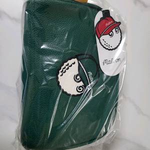 말본 파우치 새상품팝니다 그린, 화이트 2종류 손가방 볼가방 이미지