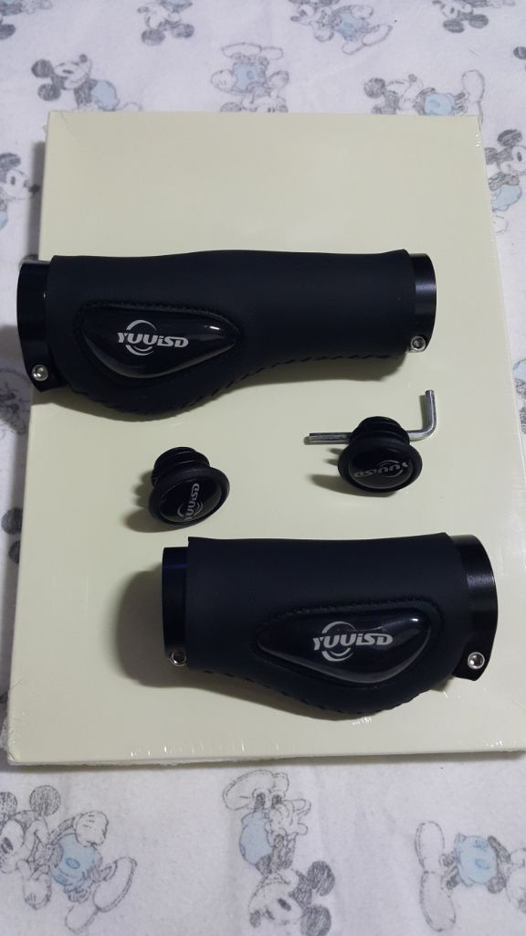 자전거 핸들그립 전기자전거 가죽재질 퀵보드 MTB 이미지