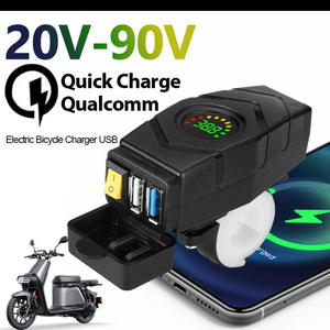 24v~60v usb 충전기 전기자전거 고속충전 퀵보드 이미지