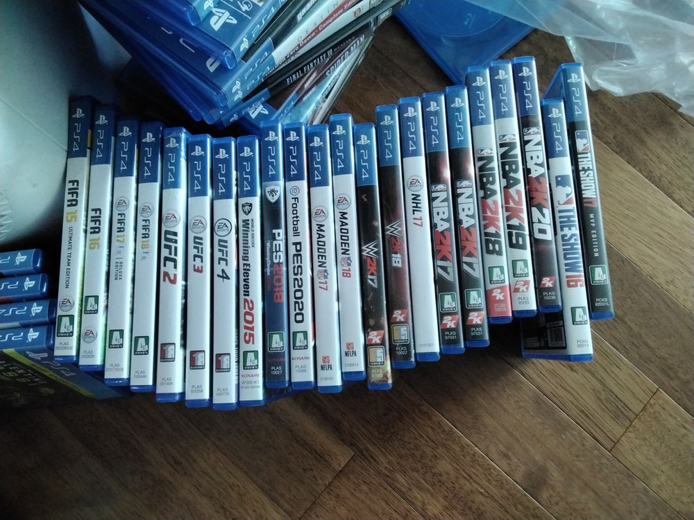 PS4, PS5호환 게임시디 NBA 위닝 피파 언차티드 레데리 GTA 갓오브워 어쌔신 크리드 레고 콜오브듀티 이미지