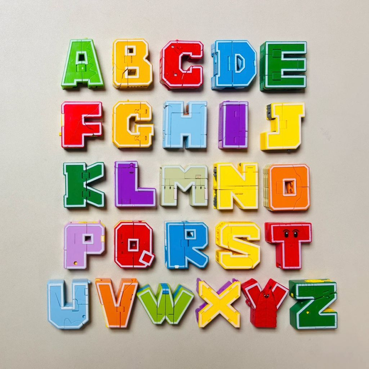 [택포]알파벳 변신로봇 장난감, 카드 79종+고트랙 자동차 레일 공룡세트 장난감 144종 이미지