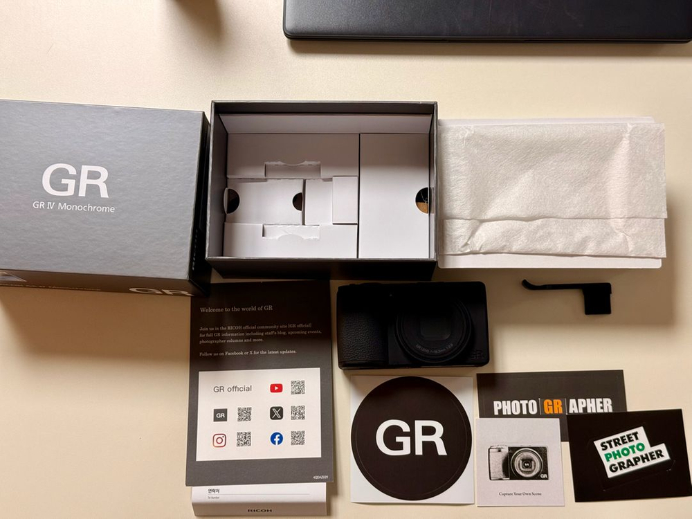 리코 GR4 모노크롬 판매합니다 이미지