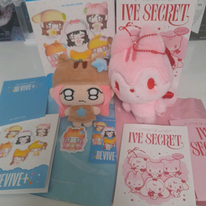 2종 일괄 덤100장이상) 아이브 인형 아이브 가을 인형 아이브 쁘띠 쁘띠브 리바이브 가을 인형 이미지