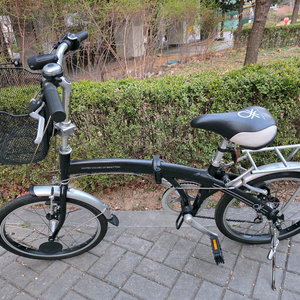 알톤 20인치 접이식자전거 여성자전거 바구니자전거 미니벨로 새제품 이미지