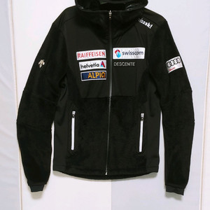 [XL] 데상트 아우디 후드 집업점퍼 블랙144 이미지