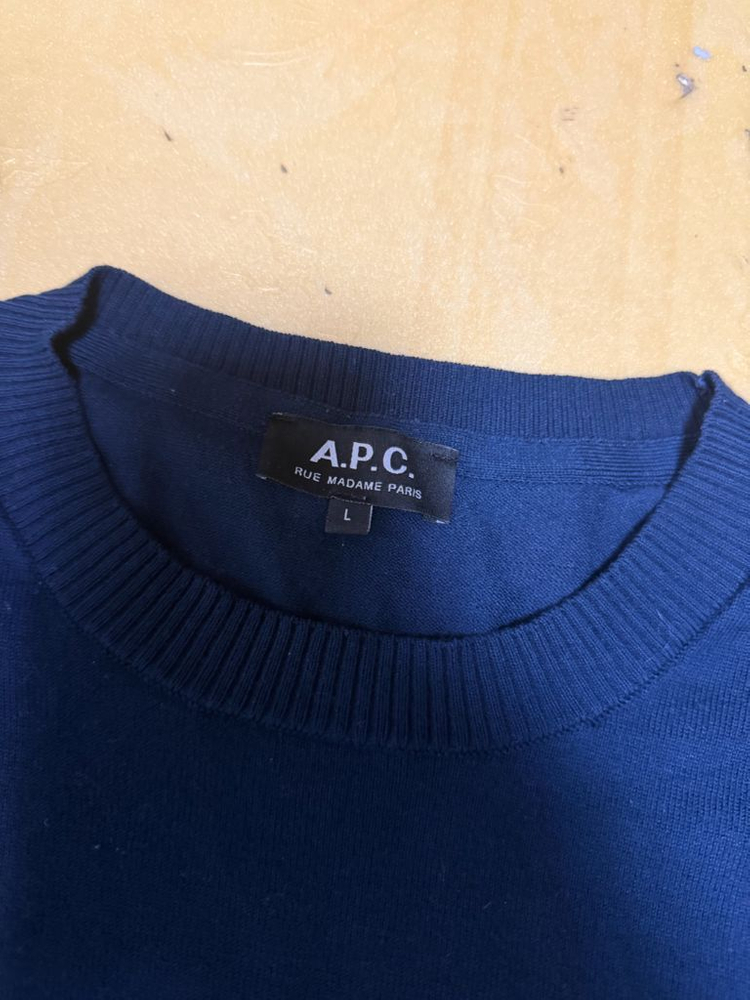 APC 아페쎄 네이비 니트 100L 이미지