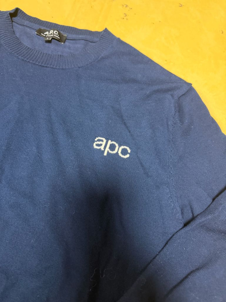 APC 아페쎄 네이비 니트 100L 이미지