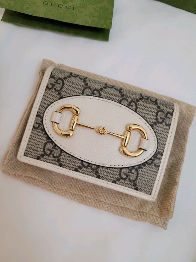 (새상품급) 구찌 홀스빗 1955 카드케이스 지갑 이미지