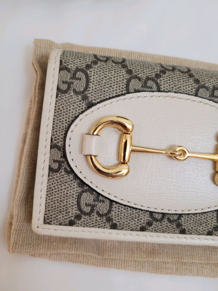 (새상품급) 구찌 홀스빗 1955 카드케이스 지갑 이미지