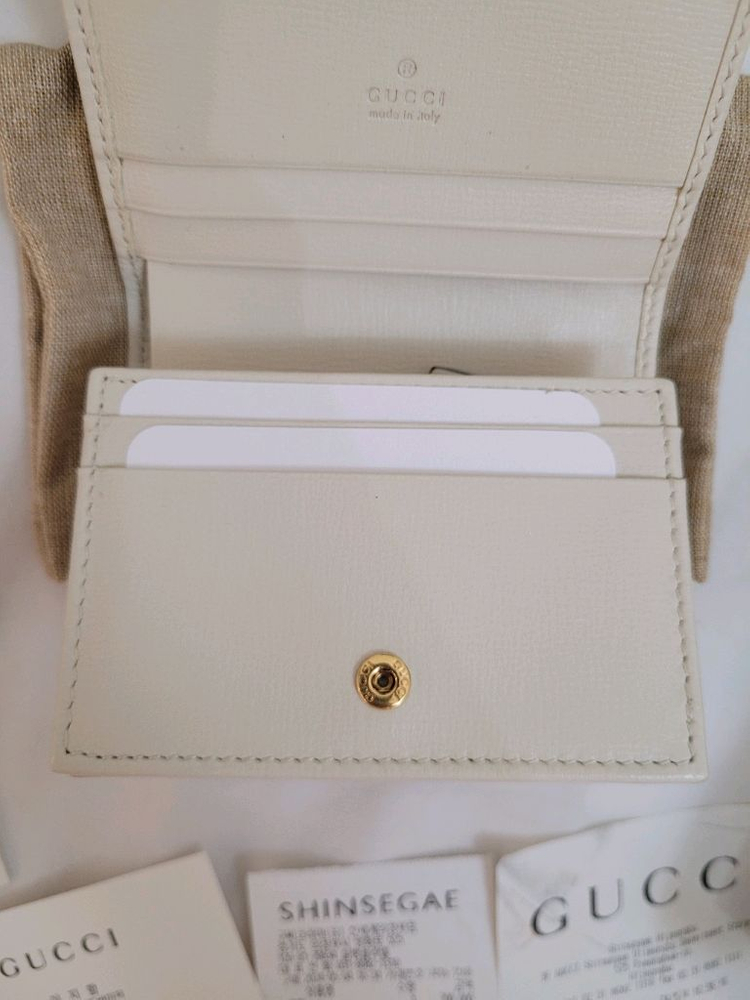 (새상품급) 구찌 홀스빗 1955 카드케이스 지갑 이미지