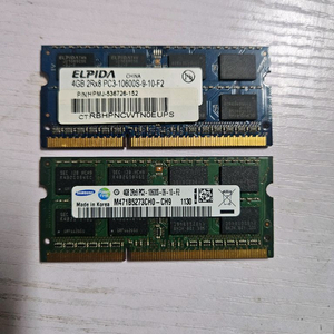 DDR4 메모리 8GB 2개 세트 이미지