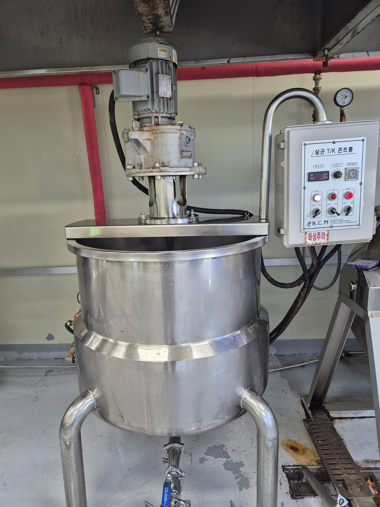 업소용 스팀솥 세트 (고정스팀솥/회전스팀솥/충전기/보일러) 이미지