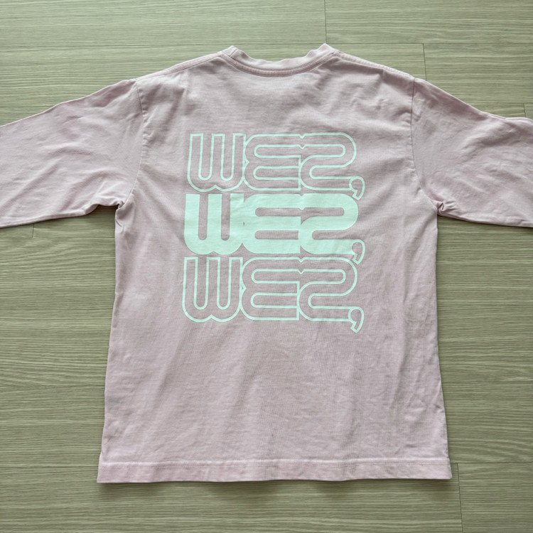 어쩌면잘 롱슬리브 티셔츠 핑크 130 이미지