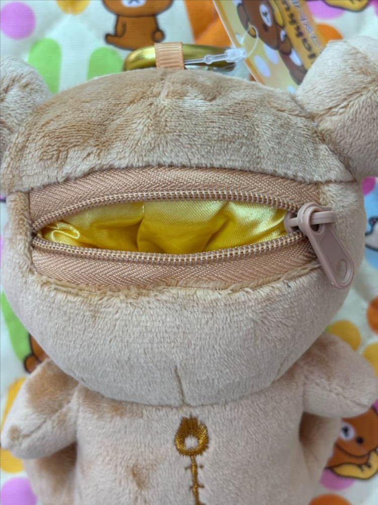 리락쿠마 카라비너 파우치 키링 [일본정품 새상품] 이미지