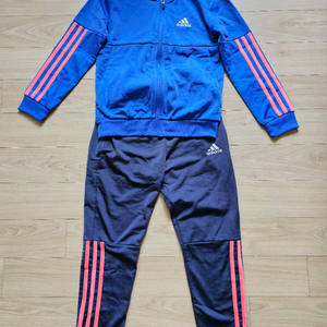 미착용) 아디다스 키즈 130 트레이닝복 세트 트레이닝 이미지