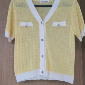 나인스텝스 반팔 가디건 새상품 이미지