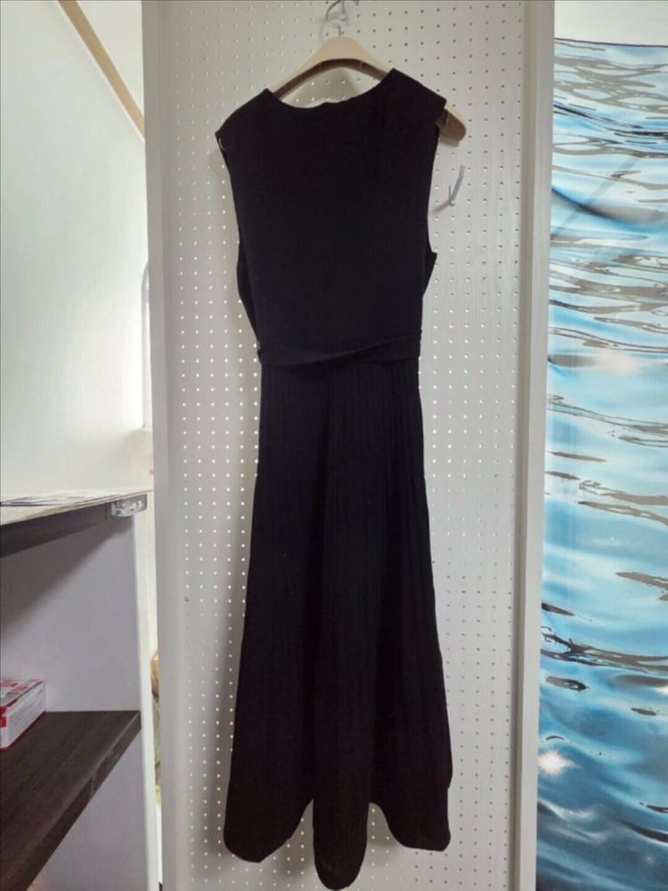 한섬 마인 mine 울100 니트 슬리브리스 원피스 프리 이미지