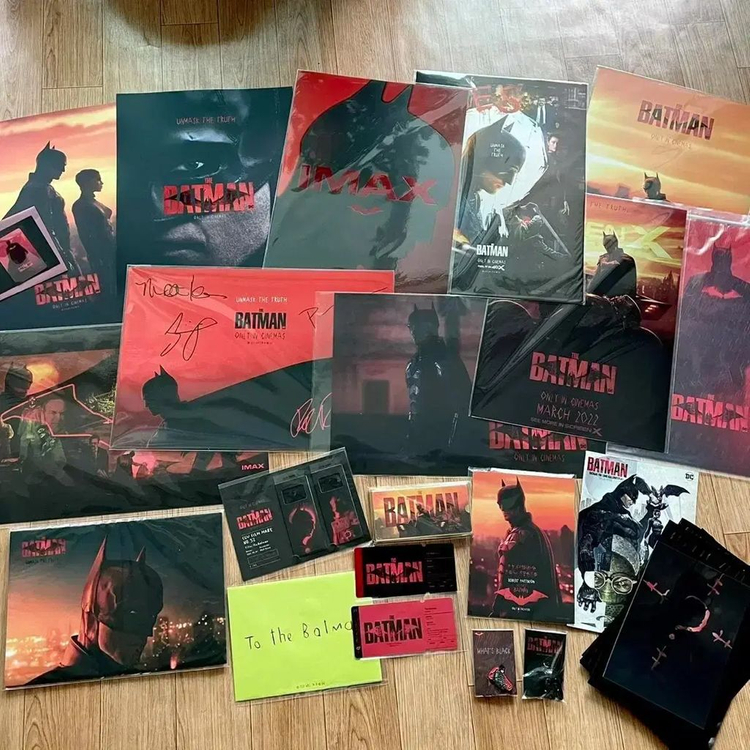 더배트맨 이동진 언택트톡 엽서 포스터 필름마크 아트카드 스페셜오리지널티켓 이미지