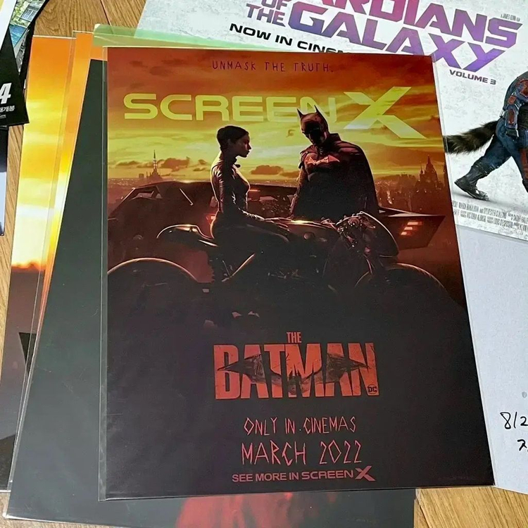 더배트맨 이동진 언택트톡 엽서 포스터 필름마크 아트카드 스페셜오리지널티켓 이미지