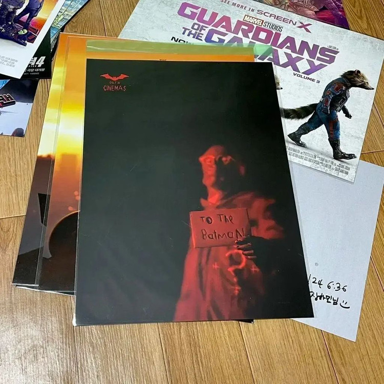 더배트맨 이동진 언택트톡 엽서 포스터 필름마크 아트카드 스페셜오리지널티켓 이미지