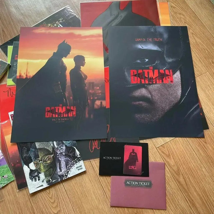 더배트맨 이동진 언택트톡 엽서 포스터 필름마크 아트카드 스페셜오리지널티켓 이미지