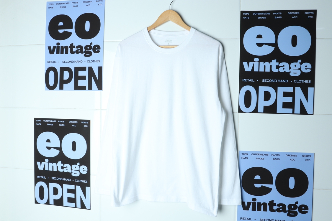 (L-XL) 무신사스탠다드 긴팔티셔츠 베이직 면 쭉티 이미지