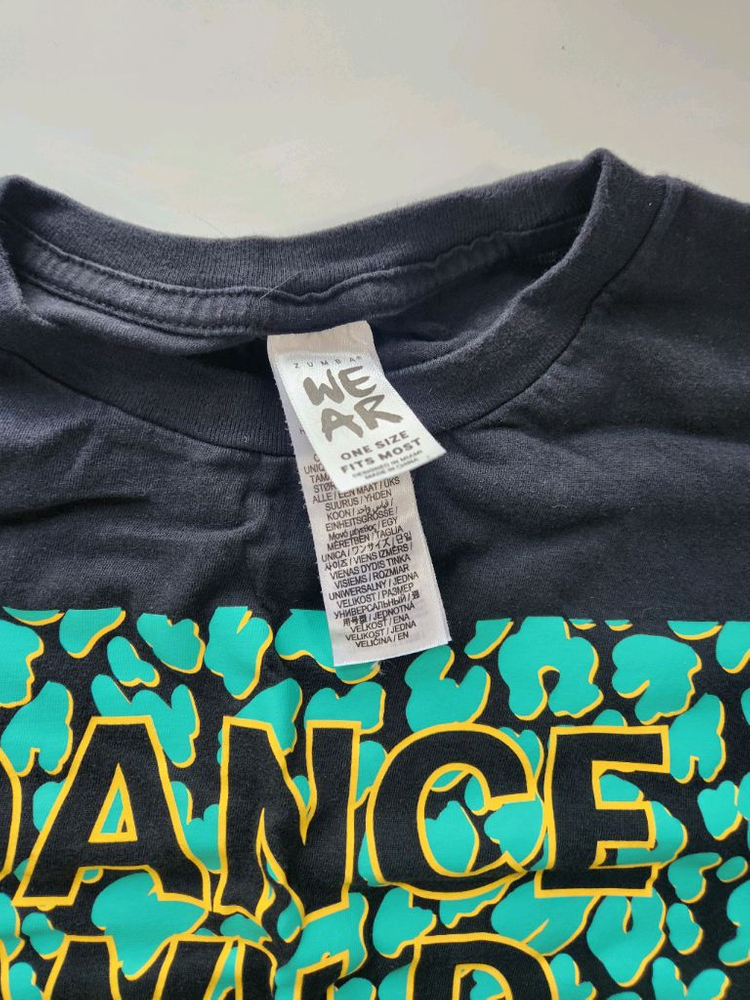 줌바웨어 정품 공용티 이미지