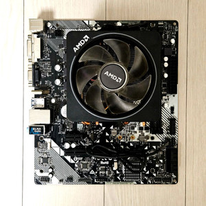 라이젠7 3700X + A320M 메인보드 프리즘쿨러 세트 이미지