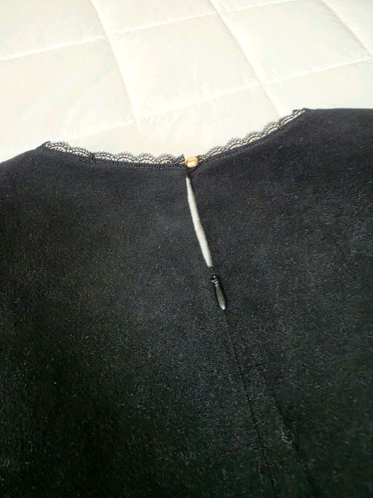 드파운드 면 벨벳 미니 원피스 (새상품) 이미지