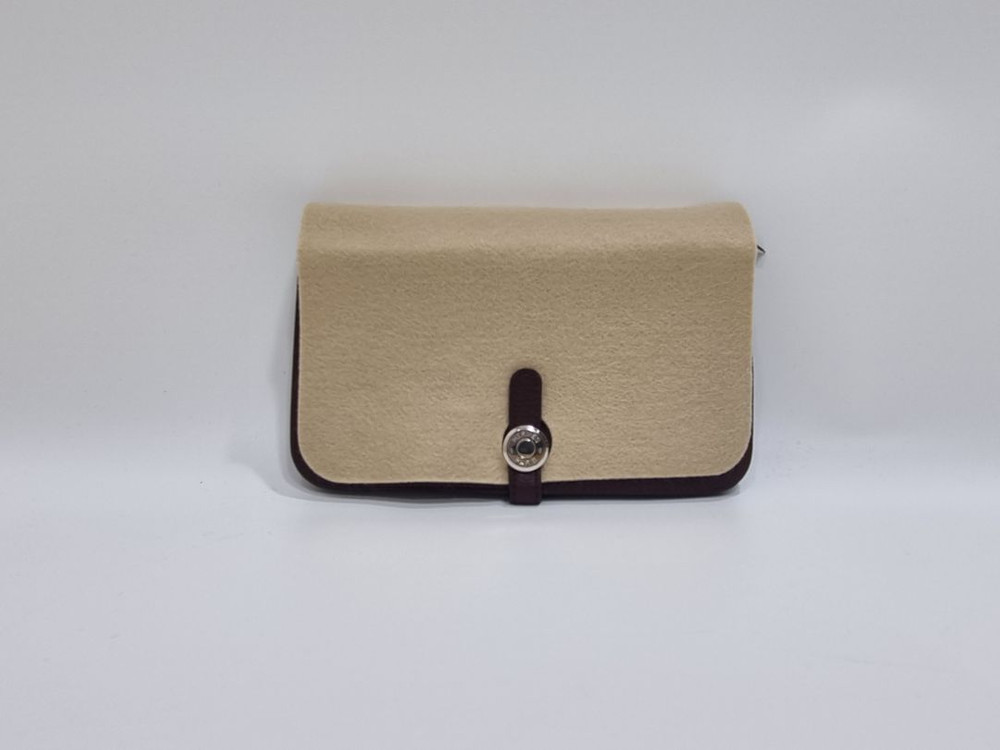 에르메스 장지갑 도곤 와인컬러 D각인 이미지