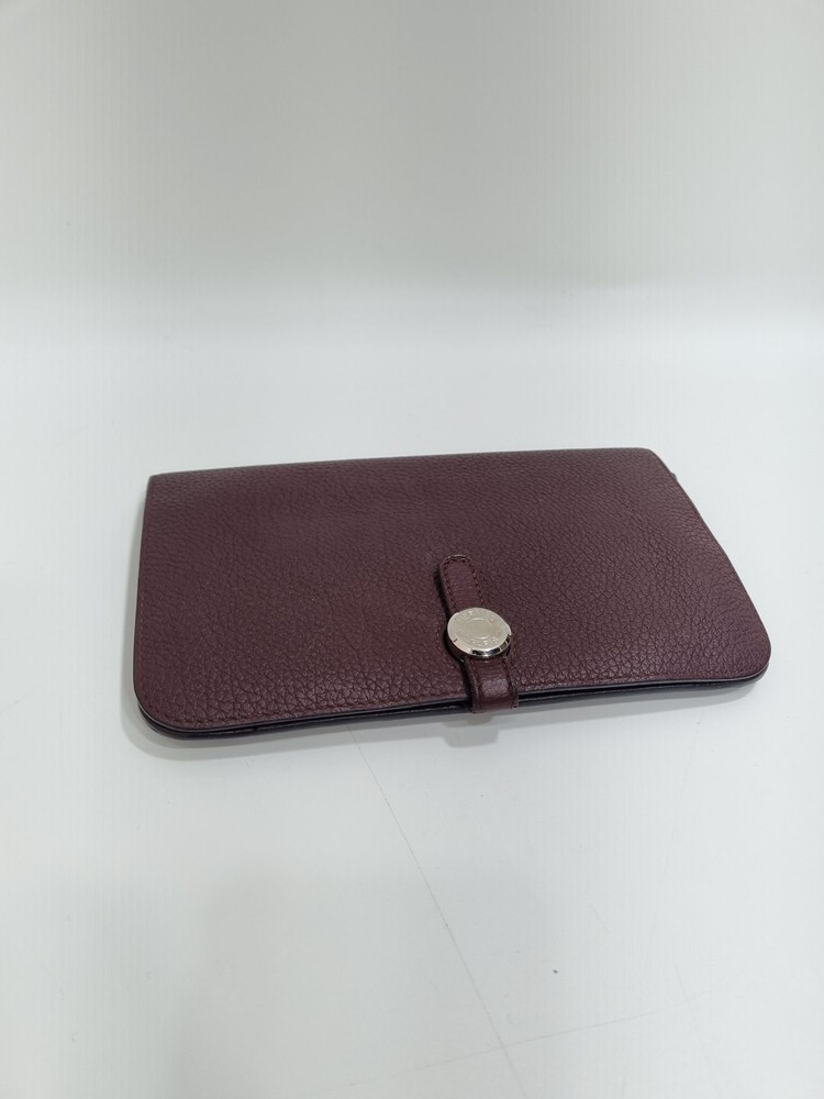 에르메스 장지갑 도곤 와인컬러 D각인 이미지