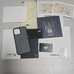 MONTBLANC 몽블랑 아이폰13 프로맥스 케이스 판매합니다 이미지
