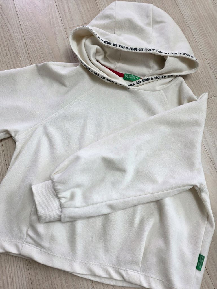 유아상하복120)베네통키즈 청바지120+후드티120일괄 이미지